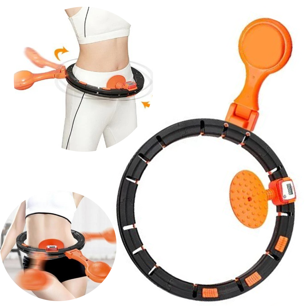 Масажний обруч для схуднення, Intelligent Hula Hoop/ Фітнес-обруч з лічильником / Хулахуп з обтяжувачами