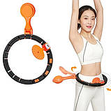 Масажний обруч для схуднення, Intelligent Hula Hoop/ Фітнес-обруч з лічильником / Хулахуп з обтяжувачами, фото 3