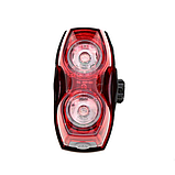 Велосипедна задня фара, 2 COB, ААА / LED стоп-сигнал на велосипед / Велофара мигалка, фото 8