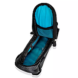 Сумка під сідло з кишенею для фляги і габаритом 24х14х7см / Велосумка під сідло зі шкірозамінника, фото 10