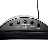 Електронний годинник CX 868, від мережі, з зеленим підсвічуванням / Настільний мережевий годинник з будильником, фото 7