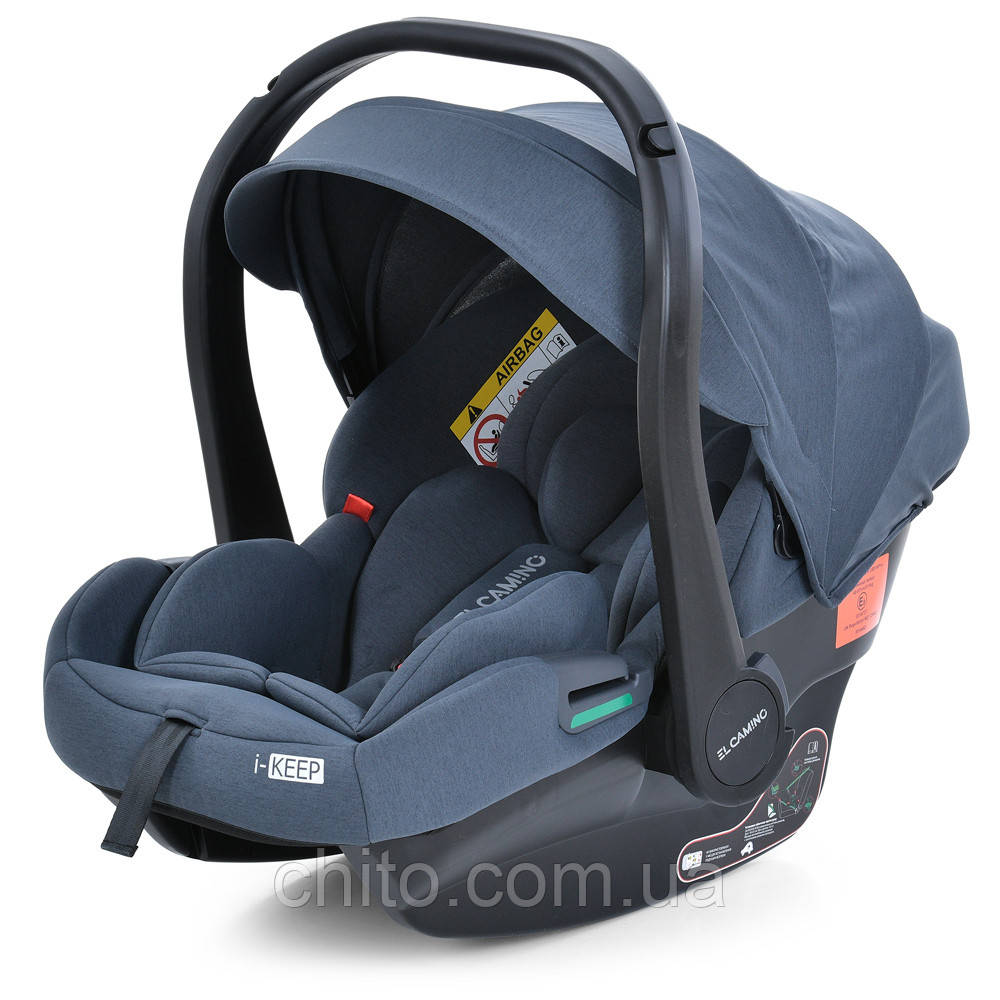 Автокрісло дитяче ME 1186 i-KEEP Melange Midnight Gray