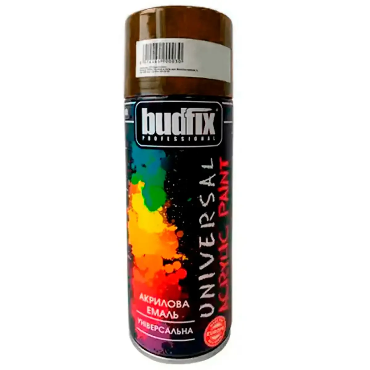 Аерозольна фарба Коричнева Універсальна BUDFIX RAL 8011 400 мл
