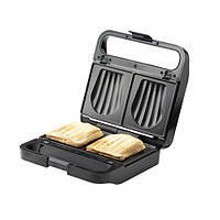 Мультимейкер 2 в 1 Adler AD 3070 black (Бутербродниця-гриль)