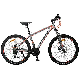 Велосипед Forte Extreme 15"/26" Сіро-жовтогарячий