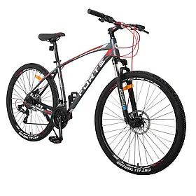 Велосипед Forte Titan МТВ 21"/29" Сіро-червоний