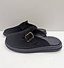 STTOPA Розміри 40-45. Шльопанці великих розмірів шкіряні. 475-4045 Чорні, фото 2