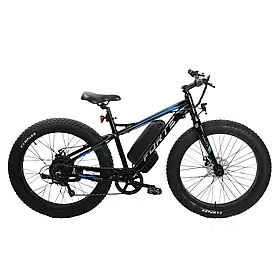 Велосипед акумуляторний FORTE NEXUS 350 Вт, 36В/10А·год 17"/26" чорно-синій