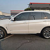 Бризковики BMW X5 E70, F-15 2007-2018  авто з порогами, (4шт.), фото 10