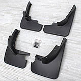 Бризковики Mercedes Benz ML W164 2005-2012 без порогов , (4шт.), фото 4