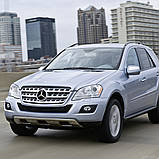 Бризковики Mercedes Benz ML W164 2005-2012 без порогов , (4шт.), фото 6