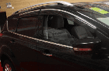 Дефлектори вікон вітровики з хром вставкою Ford Kuga II 2013-2019, фото 3