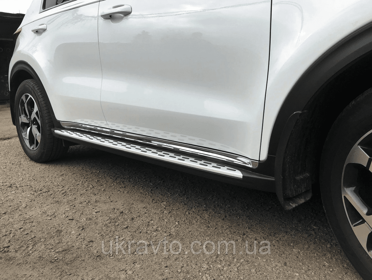 Бічні підніжки для Kia Sportage 2016-2021