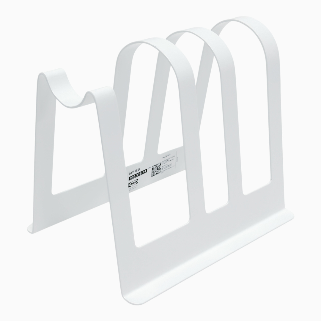 Підставка для дощок / кришок IKEA AVSTEG Біла 005.316.74