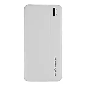 Power Bank — Портативна батарея 10.000 mAh. білий — GP-10W GRUNHELM