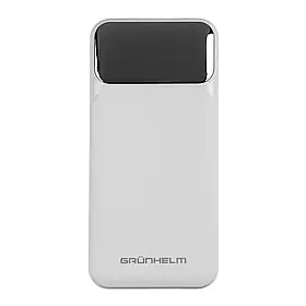 Power Bank — Портативна батарея 20.000 mAh. білий — GP-20WQC швидке заряджання 22.5W GRUNHELM