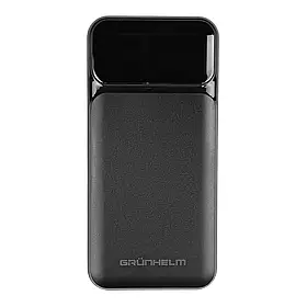 Power Bank — Портативна батарея 20.000 mAh. чорний — GP-20BQC. швидке заряджання 22.5W GRUNHELM