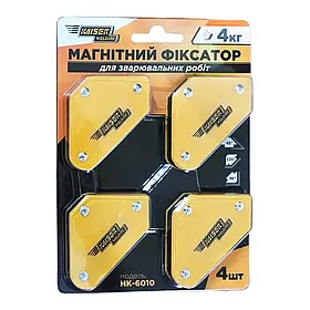 Магнітний фіксатор HK-6010 4 шт. до 4 кг Kaiser