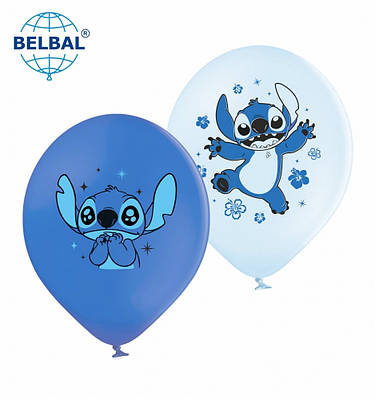 Sharoff print 12" "Стіч", мікс, блакитний, синій 30 см   Мін.замовлення 5 шт