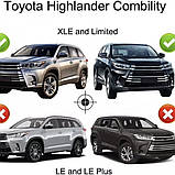 Перемички на рейлинги Toyota Highlander 2014-2019, фото 7