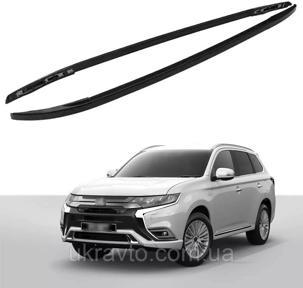 Рейлінги на дах Mitsubishi Outlander 2012-2022 чорні