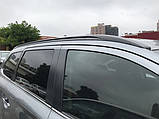 Рейлінги на дах Mitsubishi Outlander 2012-2022 чорні, фото 3