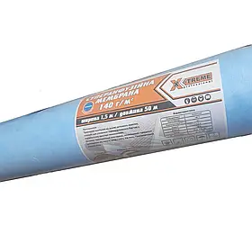 Супердифузійна мембрана 140 г/м2 1,5 мx50м блакитна X-Treme