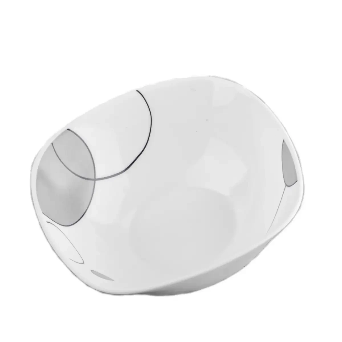 Салатник V-190Sgb Сірі бульбашки square Vittora 190 мм