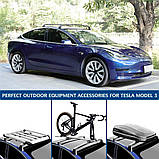 Багажник на кришу для Tesla Model Y (чорний), фото 8