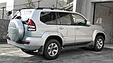 Пороги підніжки Toyota Prado 120 оригінальний дизайн, фото 5