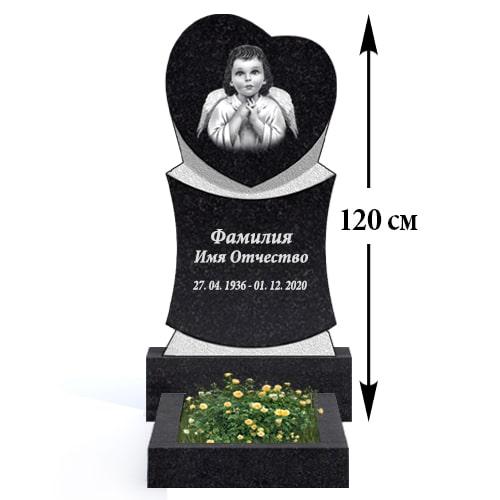 Дитячий пам’ятник на могилу з граніту (100-50) №2, фото 1