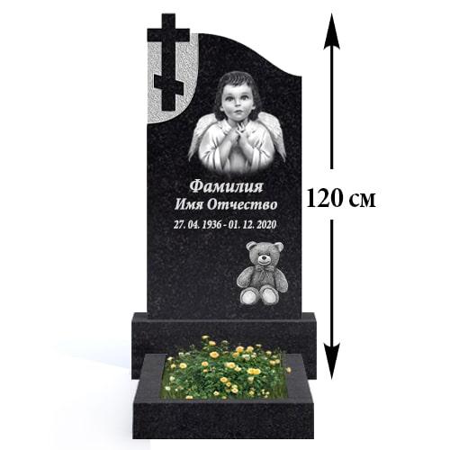 Дитячий пам’ятник на могилу з граніту (100-50) №3, фото 1