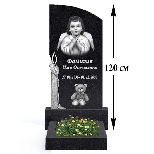 Дитячий пам’ятник на могилу з граніту (100-50) №8, фото 1