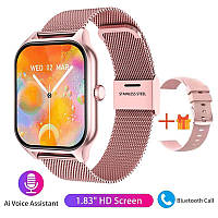 Смарт-годинник Lige з тонометром та двома ремінцями, з українською мовою