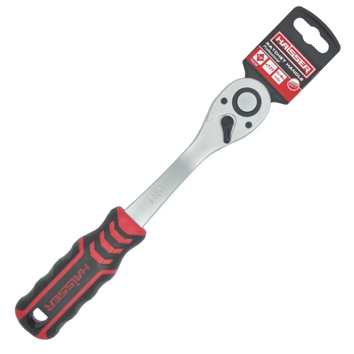 Ключ-трещотка 1/2" 72 зубца Haisser 70230