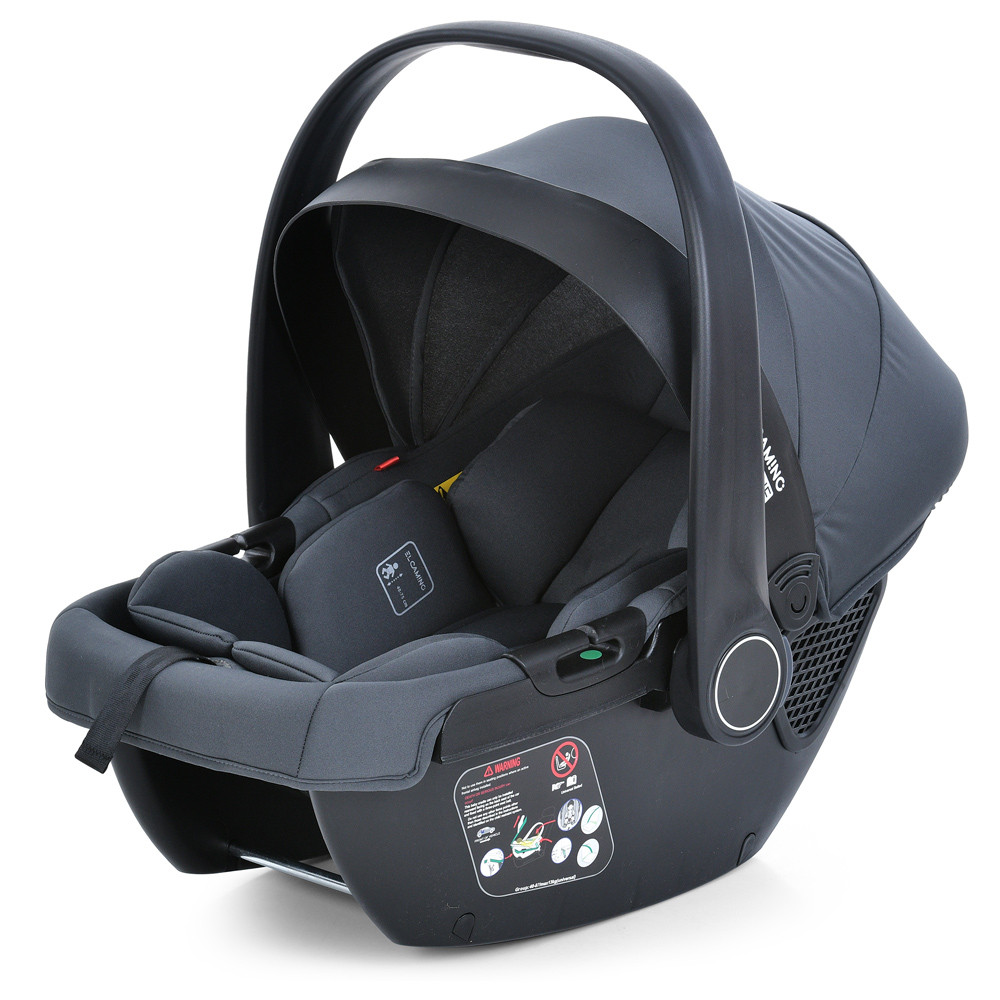 Автокрісло дитяче ME 1176 i-LINE Melange Black (1шт) i-SIZE R129, зріст дитини 40-87см, рег.підголівник,