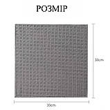 Набір 6 шт кухонні рушники/тряпки вафельні 30 х 30 см для рук сірий (LB-177790), фото 4