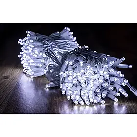 Електрогірлянда зовнішня біла.300 LED, 30 М, 220V BPNY