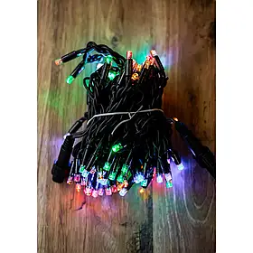 Електрогірлянда зовнішня кольорова. 100 LED, 10 М, 220V. BPNY