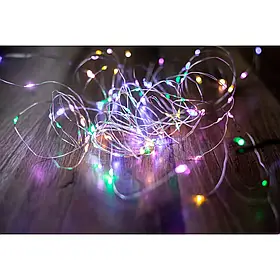 Електрогірлянда мікролед кольоровий.100 LED, 11М, 220V BPNY