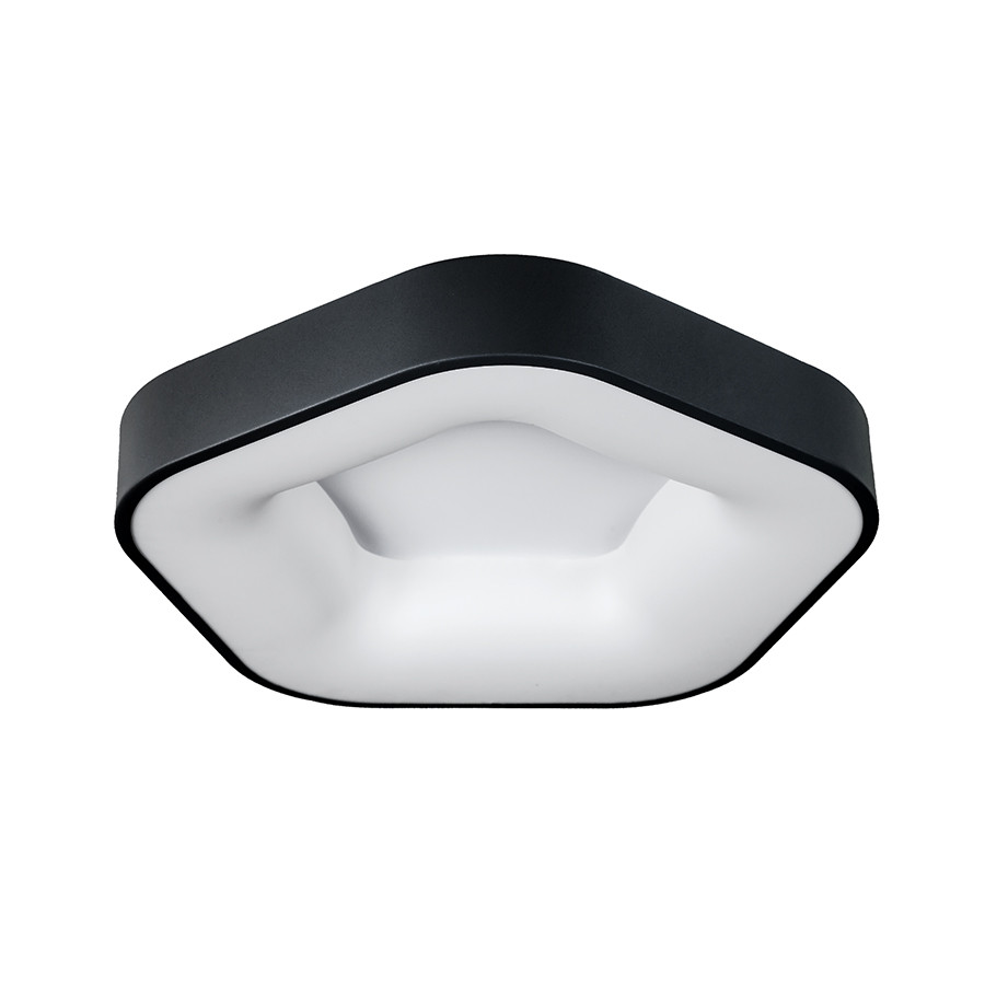 Сучасні плоскі Led люстра Levistella 50W до 12 м² колір Чорний LVS4526, фото 1