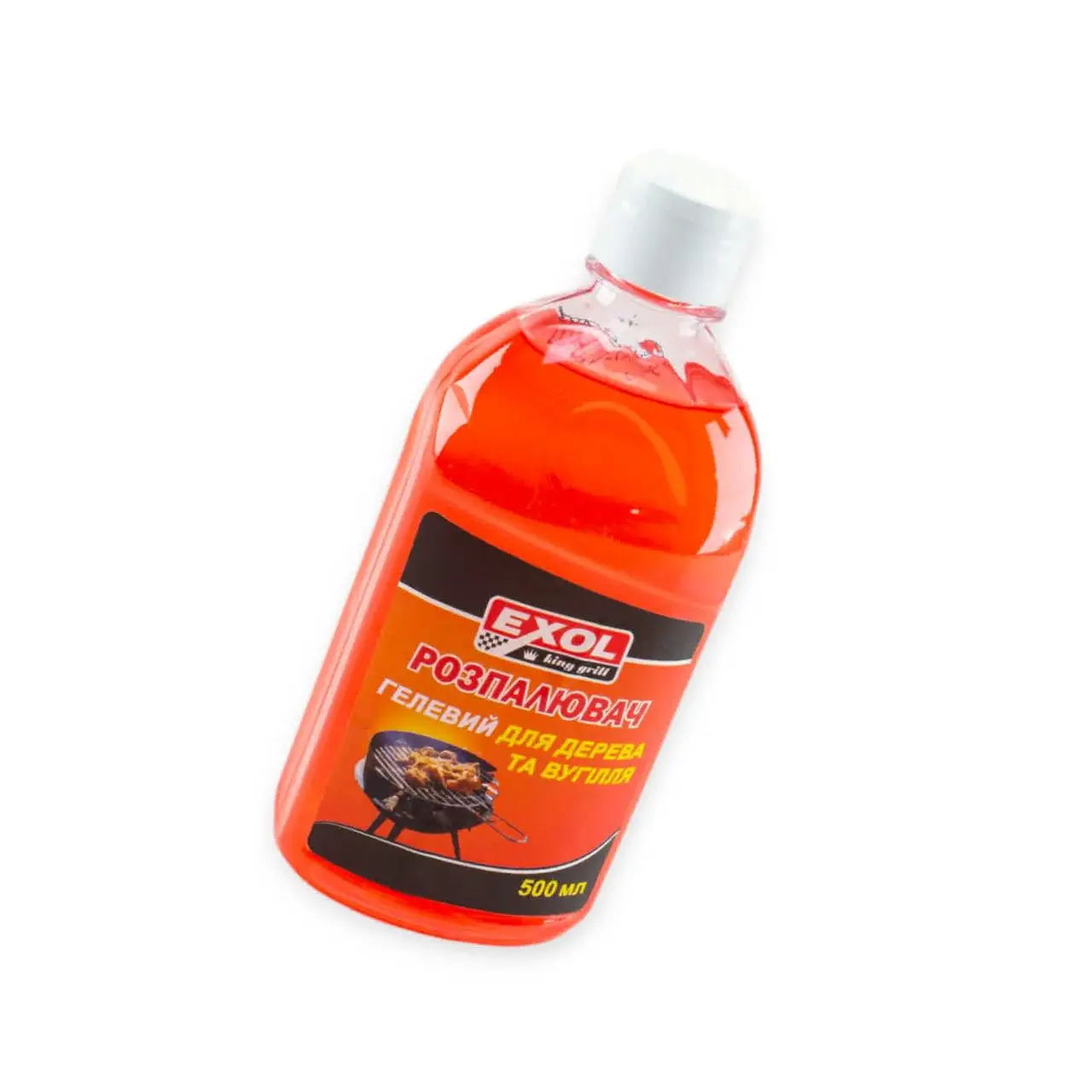 Засіб для розпалювання дерева та вугілля гелевий Exol 500мл, фото 1