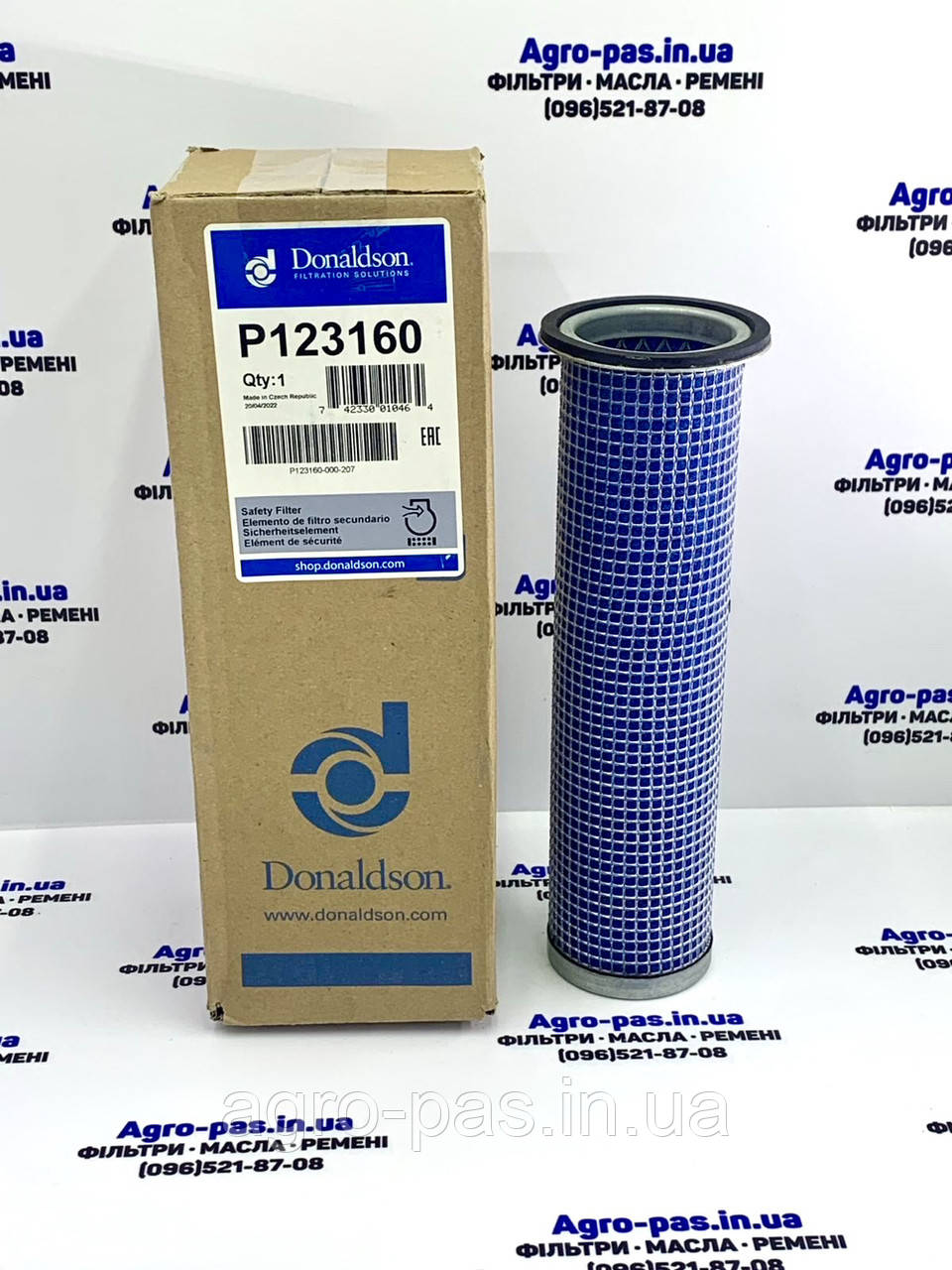 Повітряний фільтр CF75/1X, P123160, 42769, 27.016.00, E563LS, AF1966, SA11916, 1909138, AN153119, 4312954, фото 1