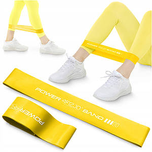 Гумка для фітнесу 4FIZJO Mini Power Band 0.8 мм 5-10 кг Yellow (P-5907222931608)