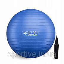 М'яч для фітнесу (фітбол) 4FIZJO 65 см Anti-Burst Blue (P-5907222931493), фото 2