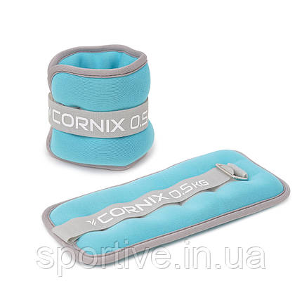 Обважнювачі-манжети для ніг і рук Cornix 2 x 0.5 кг XR-0240, фото 1