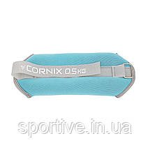 Обважнювачі-манжети для ніг і рук Cornix 2 x 0.5 кг XR-0243, фото 2
