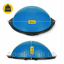 Балансувальна платформа 4FIZJO Bosu Ball 60 см Blue (P-5907222931479), фото 2