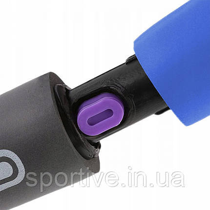 Обруч масажний Hula Hoop SportVida 90 см SV-HK0216 Grey/Blue, фото 2
