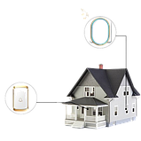 Бездротовий дверний дзвінок із безліччю мелодій 38 шт. і регульованою гучністю 220 Вт у розетку A1 Чорний, фото 5